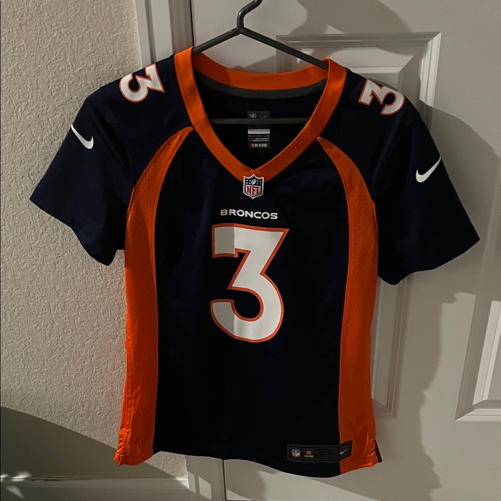Nike Women Navy and Orange Broncos Jersey